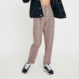 plaid urban outfitters pants